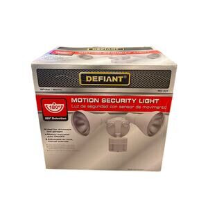 Defiant Motion Sensing Security Light Outdoor Sensors 180  463 837 White